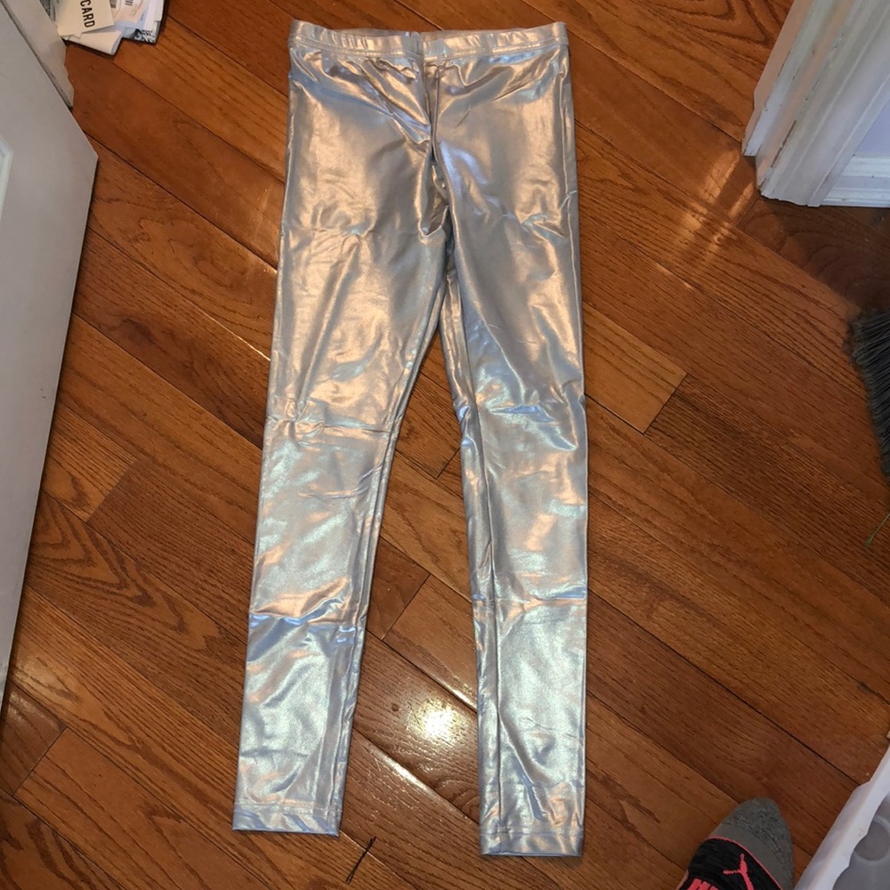 Silver leggings